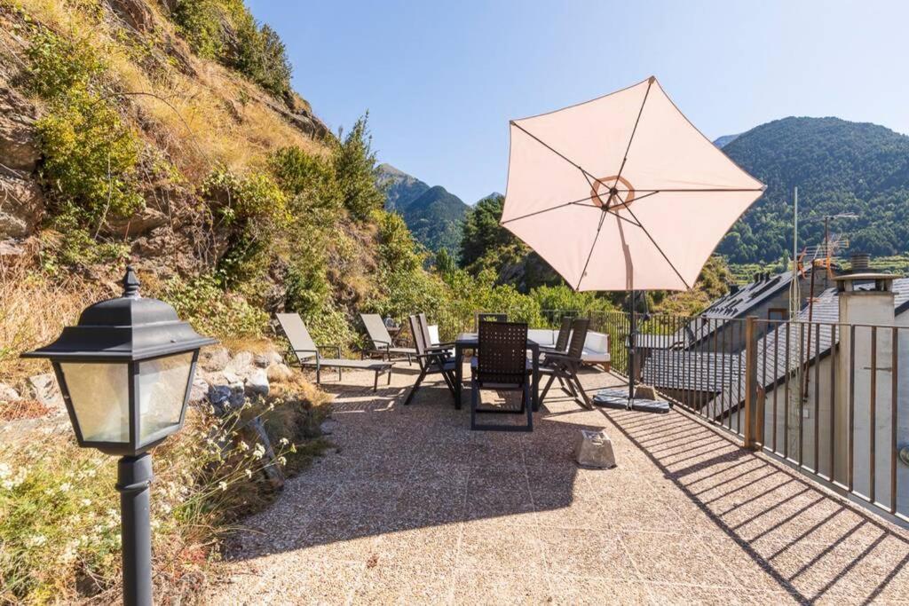 Tensina ❅ Acogedor Salón Y Gran Terraza Privada ❀ Sallent de Gállego